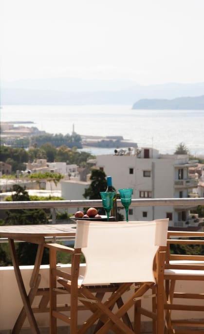Wide-View & Quiet Apartment Chania La Canea Esterno foto
