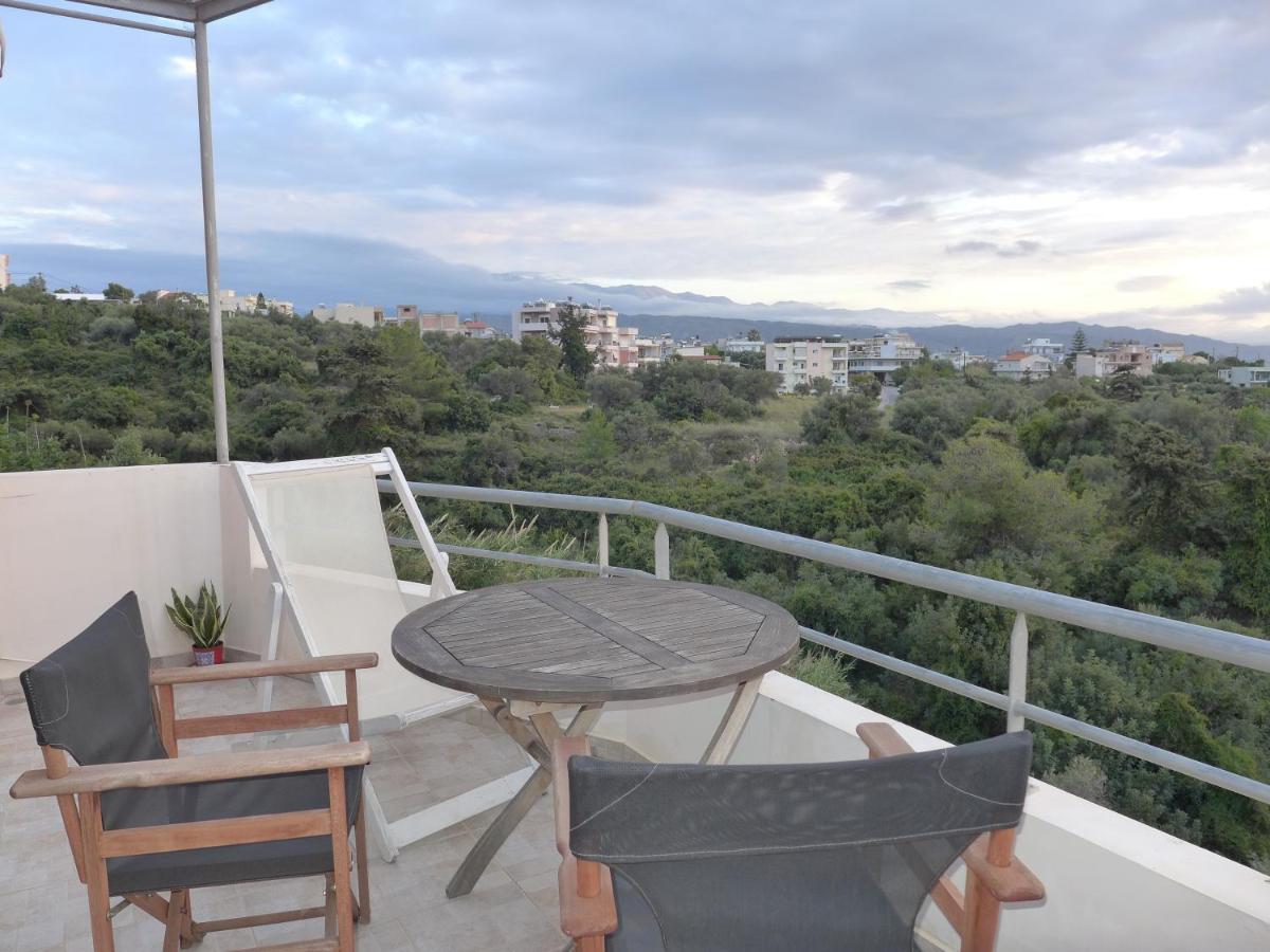 Wide-View & Quiet Apartment Chania La Canea Esterno foto