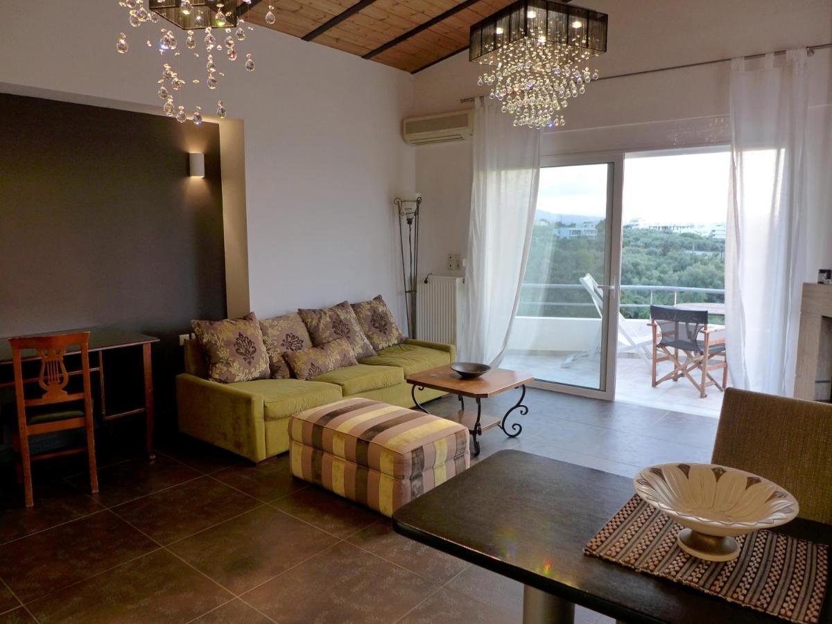 Wide-View & Quiet Apartment Chania La Canea Esterno foto